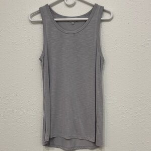 Elegant Charcoal Sleeveless Tank Top